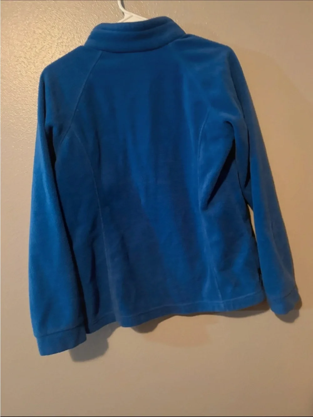 Columbia Blue Fleece Jacket with Logo Tag
